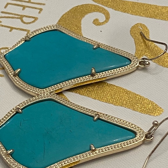 ❤️KENDRA SCOTT TEAL SET HARLOW AND ALEXANDRAS ❤️ - Picture 10 of 10